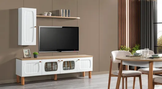 Product img 2, New Bohem Ahşap Ayaklı Tv Ünitesi